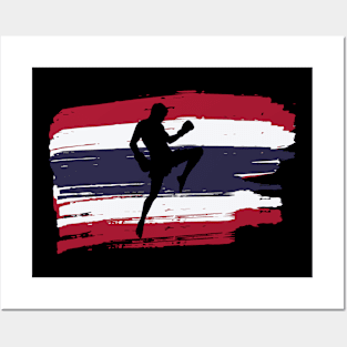 Muay Thai Boxing Martial Art Sport Lovers Men Boys Kids Posters and Art